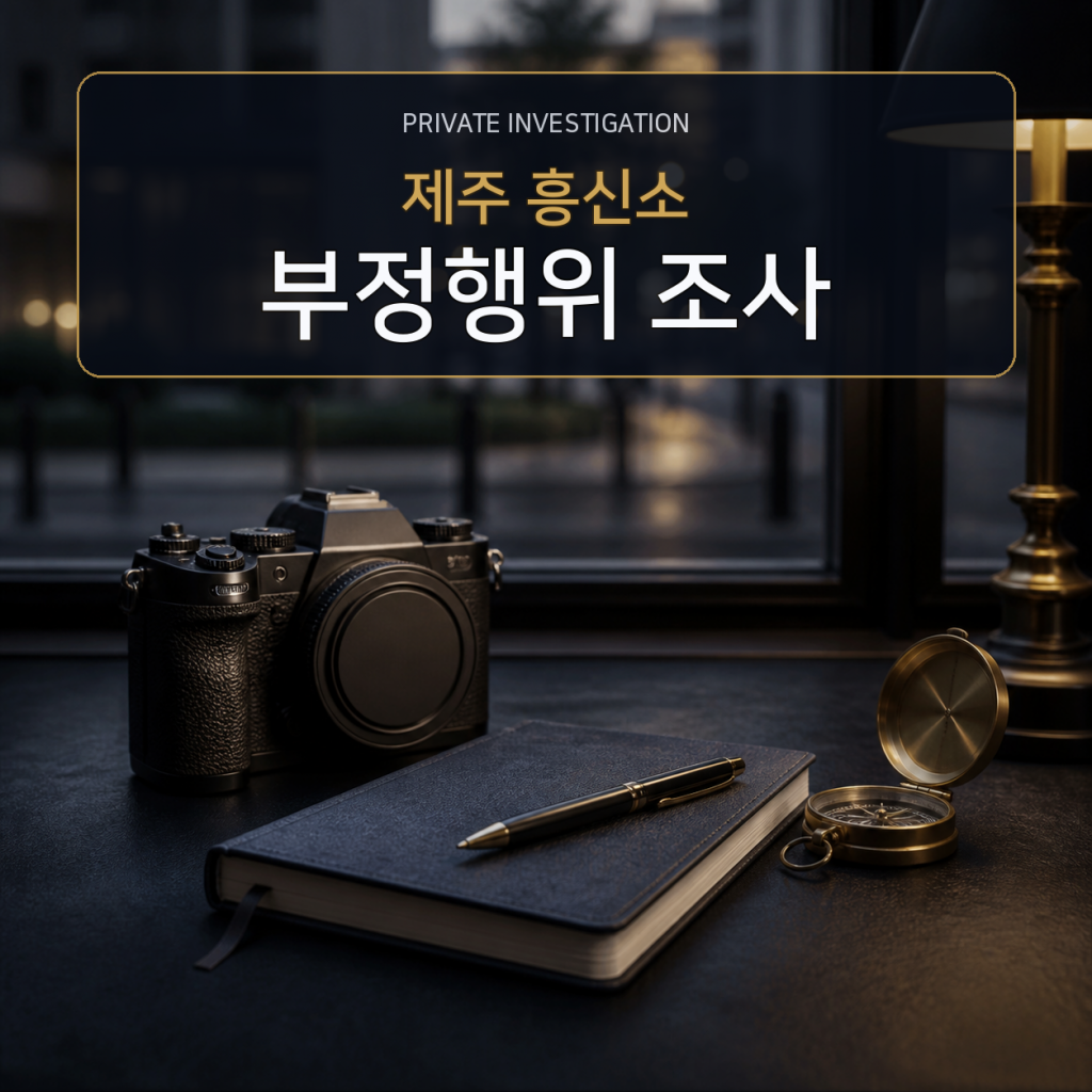제주 부정행위 사실조사 전문 흥신소